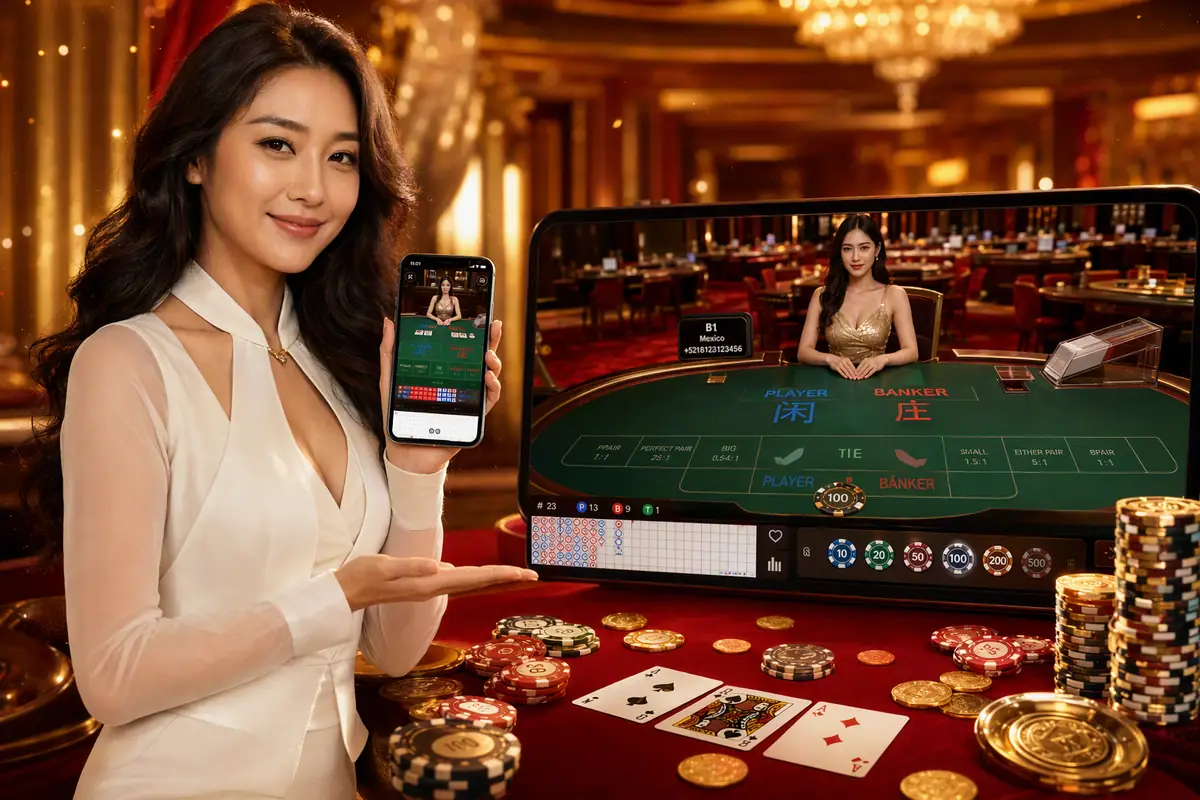 10cuci kasino langsung meja baccarat dealer